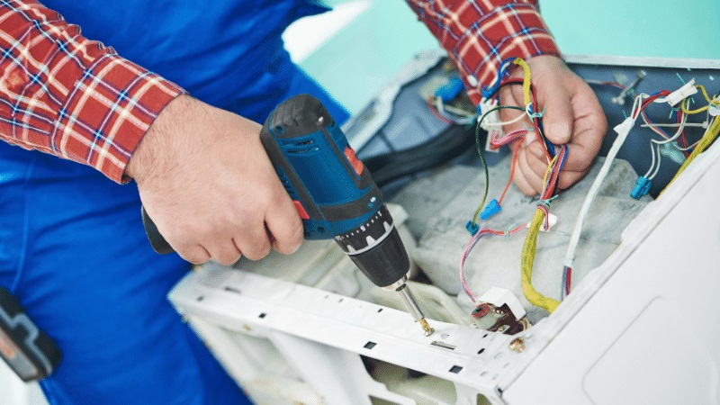 Nallıhan Profilo Profilo çamaşır makinesi kart tamiri – Su almama arızası orijinal parça ile giderildi. - Teknik servis örneği